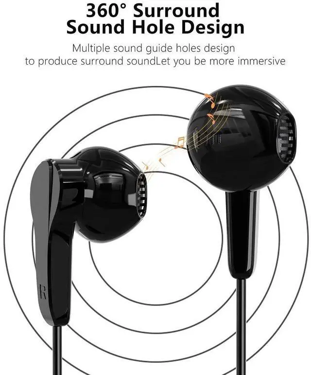 Alt view image 3 of 5 - Earphones with Lightning Connector, MFi Certified Wired Earphones with Microphone and Volume Control, Compatible with iPhone 13/12/11 Pro Max/Xs Max/XR/X/7/8 Plus