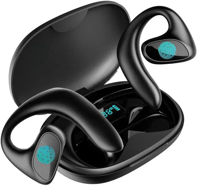 Main image of AI Translation Earbuds Real Time - All Language Translator Headphone Translating Earpiece Device - Wireless Bluetooth Ear Bud Offline Live Translate Earphone Interpreter Open Earpod (Black)