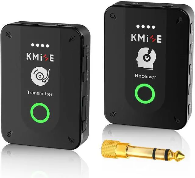 Main image of Wireless in-Ear Monitor System, Pro 2.4G Stereo/Mono Wireless IEM System with Transmitter and Receiver Automatic Pairing, for Studio, Band Rehearsal, Live Performance.