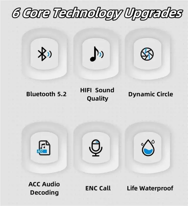Alt view image 5 of 5 - LQZM Wired Bone Conduction Headphones, Open Ear Sports Headphone, with IP8 Waterproof Sweatproof and Noise Reduction Microphone, for Running, Sports, Fitness
