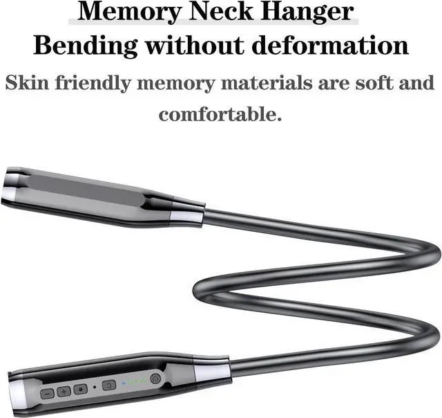 Alt view image 4 of 5 - Kinobo Neckband Bluetooth Headphones5.3 Bluetooth 100 Hours PlaytimeIPX7 Sports Waterproof Earbuds with Microphone Noise Cancelling with TF Card Slot HiFi Stereo (A12)