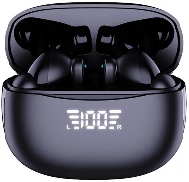 Main image of Kudusgot Wireless Bluetooth Headphones, IPX7 Waterproof Earbuds with 45H Playtime, Deep Bass Noise Cancelling Earphones, Secure Fit for Running/Gym, USB-C Fast Charging, Built-in Mic (Black)