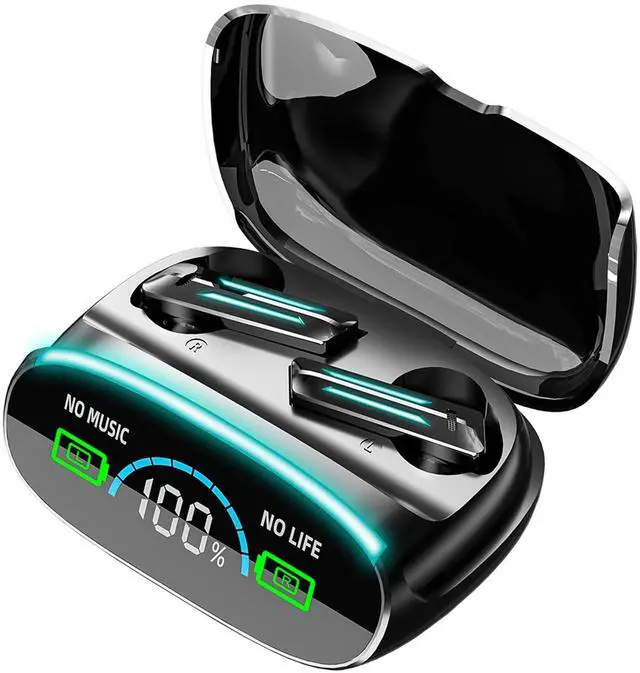 Main image of True Wireless Earbuds, 2024 Bluetooth Headphones 5.3 Earbuds, Waterproof Touch Control Ear Buds in-Ear Built-in Mic, with LED Power Display, IP7 Waterproof Earphones Sport Headset - Model 32