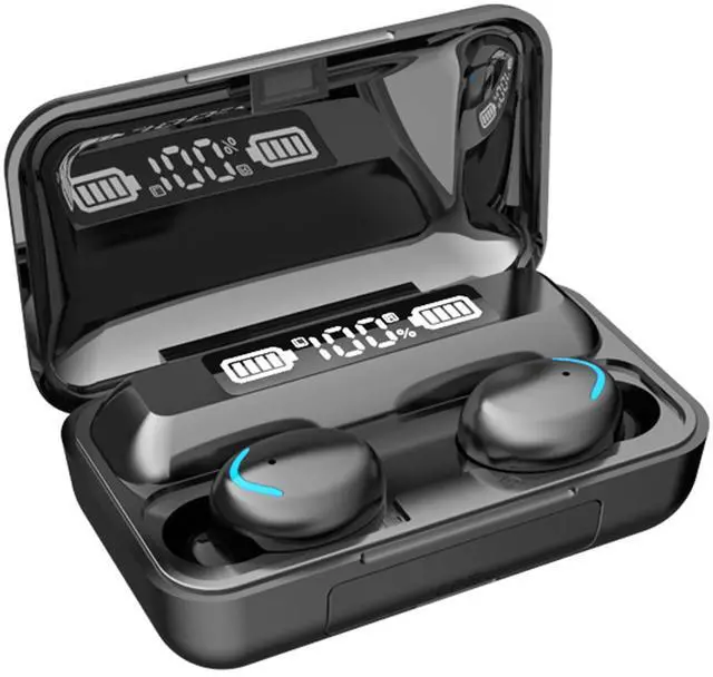 Alt view image 2 of 5 - True Wireless Earbuds, 2024 Bluetooth Headphones 5.3 Earbuds, Waterproof Touch Control Ear Buds in-Ear Built-in Mic, with LED Power Display, IP7 Waterproof Earphones Sport Headset - Model 2