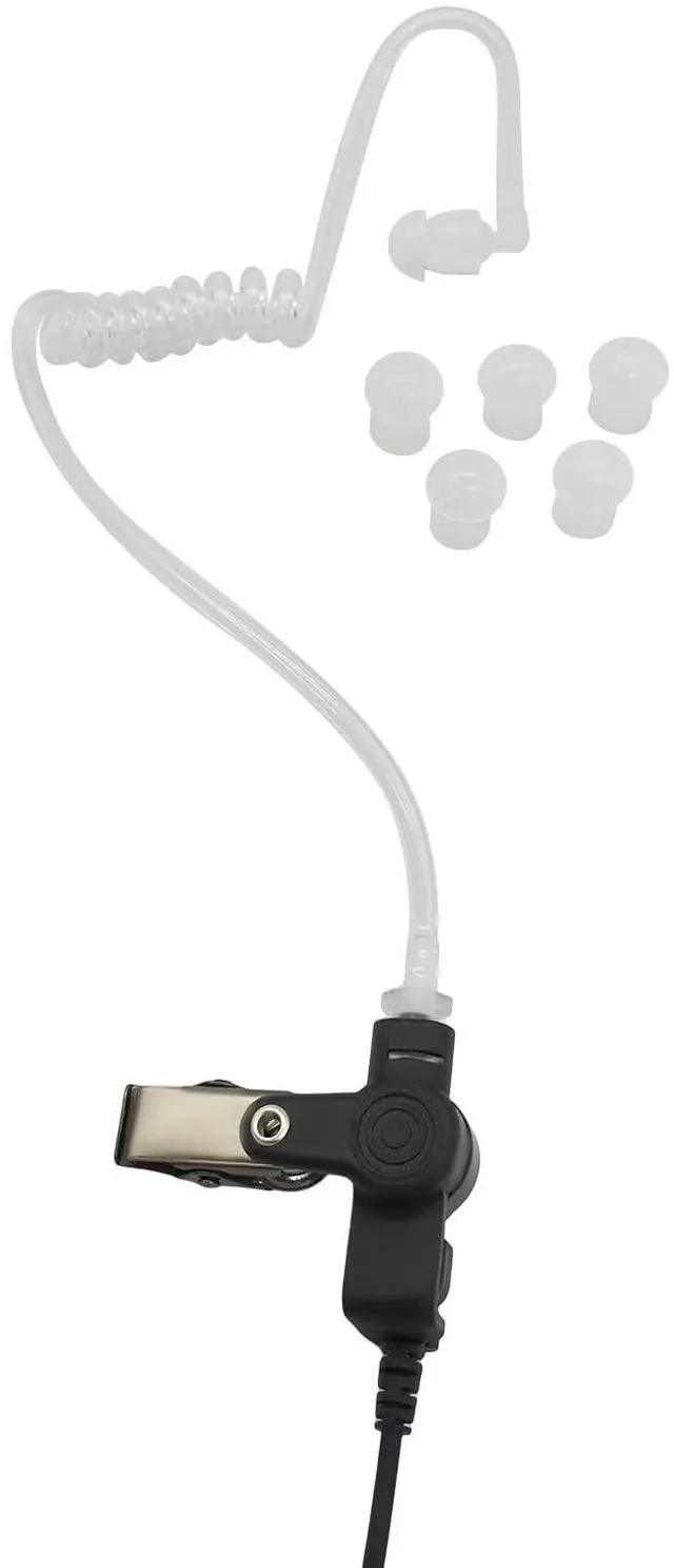 Alt view image 4 of 5 - HELETUL Universal Ifb Earpiece Single Ear Broadcast Headset in-Ear Earbuds Monitor Kit Headphone Acoustic Tv Anchor Broadcasting Ear Piece Compatible for iPhone 3.5mm Phone(Color Black)