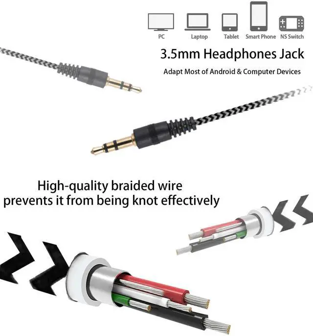 Alt view image 5 of 5 - GOGOSINIS Earbuds Set with Case for Kids for School, Wired Over-Ear 3.5mm Headphones for Phone and PC, Wrap Around Ear Buds with Earhook for Kids 3-8, Comfortable Earphones with Hook.(Blue-Shark)