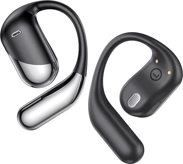 Main image of gidosha Open Ear Bluetooth 5.4 Headphones, Wireless Earbuds Sport Over Earphones with Ear Hooks 50H Playtime Ear Buds LED Display Charging Case, Waterproof Design for Running Fitness Walking