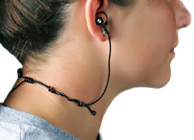Alt view image 5 of 5 - geeRaf Tame Your Cables - The Original and Best Earphone Cable Tethering Accessory. Your Earbuds Optimized! Black S (Small)