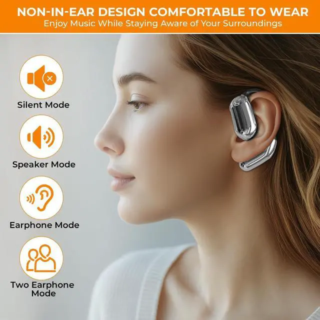 Alt view image 5 of 5 - AI Translator Earbuds Pro  3-in-1 Bluetooth 5.4 Earphones with Real-Time Translation in 144+ Languages  Hi-Fi Sound, Noise Reduction & Charging Case  Great for Travel, Work & Sports (Black)