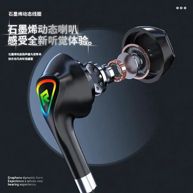 Alt view image 5 of 5 - USB C Headphone for Samsung S23 FE S22 S21 A54 Wired Earbuds,in-Ear Type C Earphone with Microphone Volume Control RGB Light Bass Stereo for iPhone 16/15 Pro Max Pixel 6 6a 7a 8