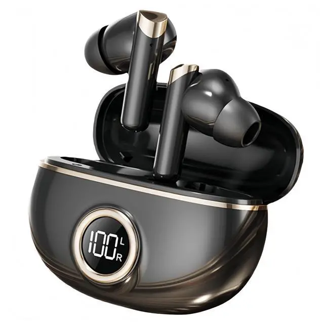 Main image of Wireless Earbuds, Bluetooth 5.4 Headphones Bass Stereo, Ear Buds with Noise Cancelling Mic LED Display, IP7 Waterproof in Ear Earphones, 42H Playtime for Laptop Pad Phones Sports Workout
