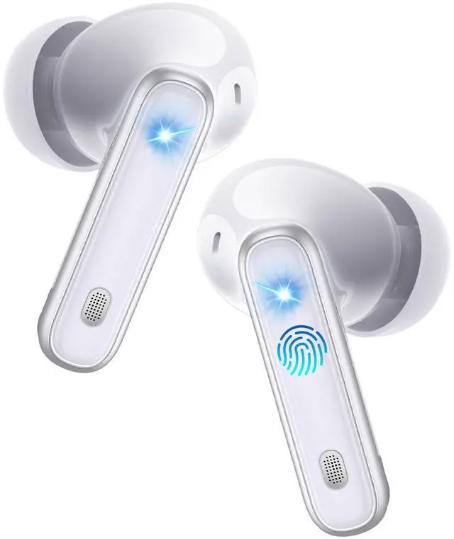 Main image of EUQQ Wireless Earbuds Active Noise Cancelling Bluetooth 5.4 Earphones in Ear with Dual Mic, Transparency Mode Ear Buds Deep Bass Stereo Sound Headphones, 36H Playtime LED Display IP7 Waterproof