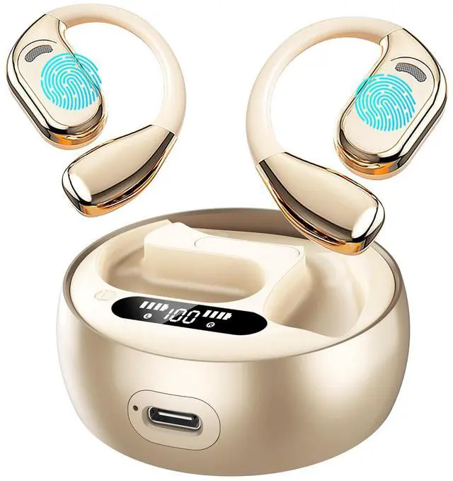 Main image of Ai Translation Earbuds Real Time, 3-in-1 Language Translator Earbuds, 144 Languages Ai translation headphones, Audífonos Traductores Hi-Fi Stereo,Fit iOS and Android, Ideal for Travel Business (Ivory)