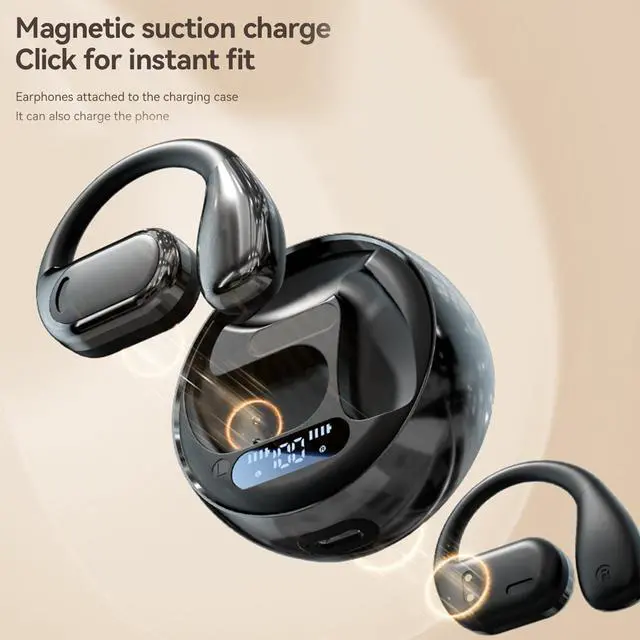 Alt view image 5 of 5 - Ai Translation Earbuds Real Time, 3-in-1 Language Translator Earbuds, 144 Languages Ai translation headphones, Audífonos Traductores Hi-Fi Stereo,Fit iOS and Android, Ideal for Travel Business (Ivory)