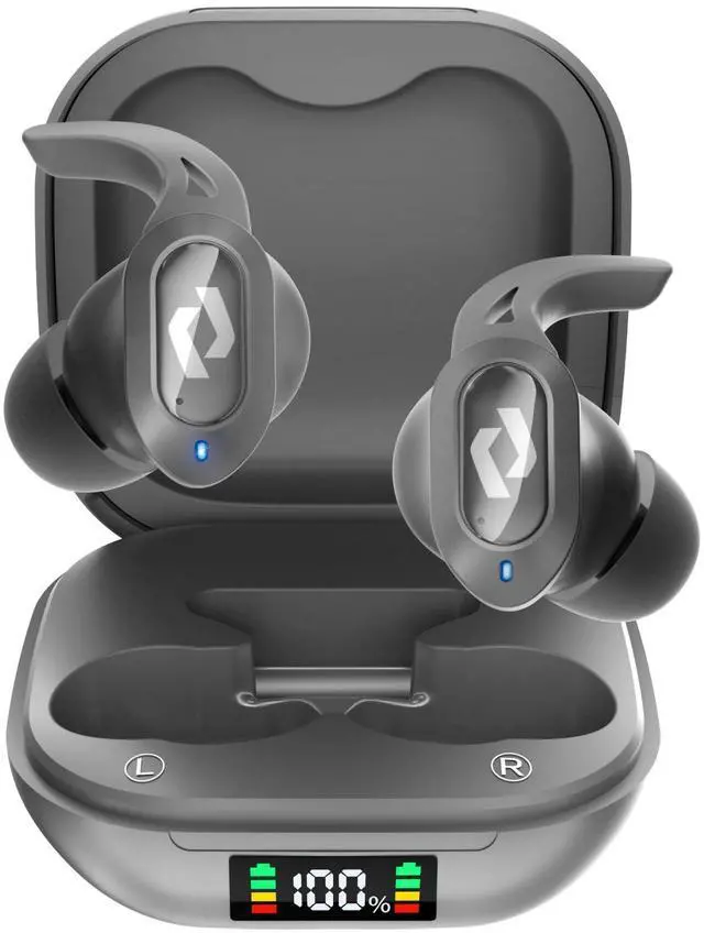 Main image of Wireless Ear buds Bluetooth Earbuds Wireless Charging Case Waterproof Headphones Built in Microphone Stereo Bass 64H Playback LED Power Display for iPhone Android Phones Computer Sports Gaming Workout