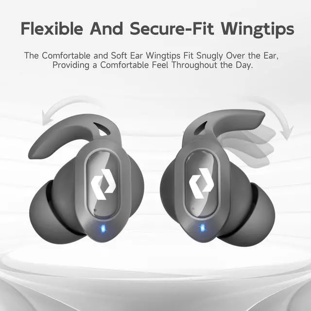 Alt view image 2 of 5 - Wireless Ear buds Bluetooth Earbuds Wireless Charging Case Waterproof Headphones Built in Microphone Stereo Bass 64H Playback LED Power Display for iPhone Android Phones Computer Sports Gaming Workout