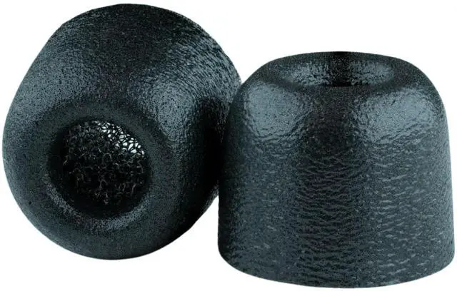 Main image of Comply 500 Core Series | Memory Foam Replacement IEM Ear Tips for KZ, Moondrop, FiiO Sennheiser & More | Superior Noise Isolation, Ultimate Comfort, Secure Fit | TechDefender, Black, Small (3 Pairs)