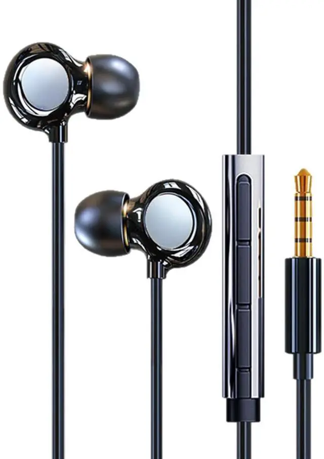 Alt view image 4 of 5 - 2 Pack H89 in Ear Monitor Headphones+TC01 Black Wired Earbuds