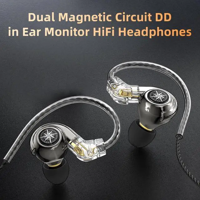 Alt view image 5 of 5 - BZINK 2 Pack H89 Wired Earbuds Conch in Ear Monitor Headphones