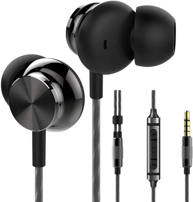 Main image of Betron BS10 Earphones Wired Headphones in Ear Noise Isolating Earbuds with Microphone and Volume Control Powerful Bass Driven Sound, 12mm Large Drivers, Ergonomic Design