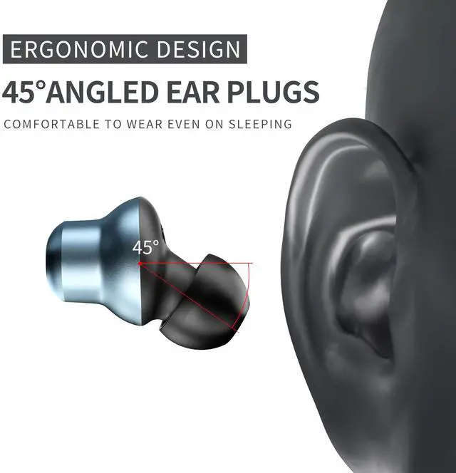 Alt view image 4 of 5 - Wired Earbuds in-Ear Headphones3.5mm Jack Wired Earbuds with MicrophoneHigh-Fidelity Stereo Subwoofer with Four Speakers, 4.2 ft Long Cable, S/M/L Ear Tips