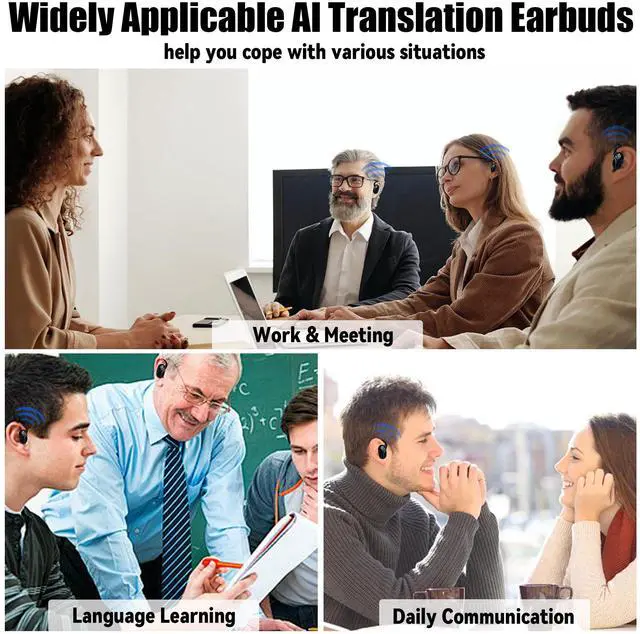 Alt view image 5 of 5 - ASIEIT AI Translation Earbuds