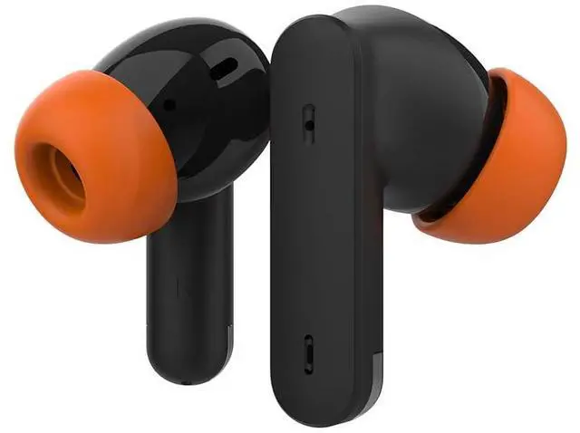 Alt view image 3 of 5 - AGM Buds 3 True Wireless Bluetooth Earbuds + Charging Case - in Ear Light-Weight Noise Cancellation Bluetooth Headphones Built-in Microphone, 20H Playtime, Bluetooth 5.4, Black & Orange (Mixed)
