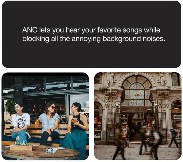 Alt view image 5 of 5 - AGM Buds 3 True Wireless Bluetooth Earbuds + Charging Case - in Ear Light-Weight Noise Cancellation Bluetooth Headphones Built-in Microphone, 20H Playtime, Bluetooth 5.4, Black & Orange (Mixed)