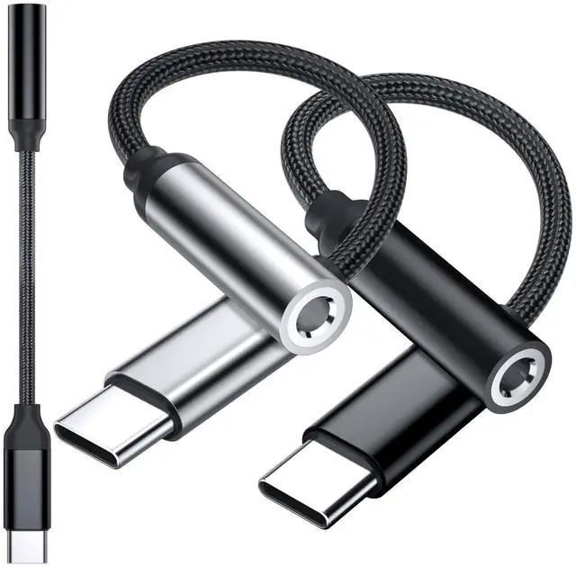 Main image of AFGHOA Wired Earbuds with Microphone for Chromebook Laptop PC,3.5mm in Ear Headphones and 3 Pack USB-C to 3.5 mm Headphone Jack Adapter
