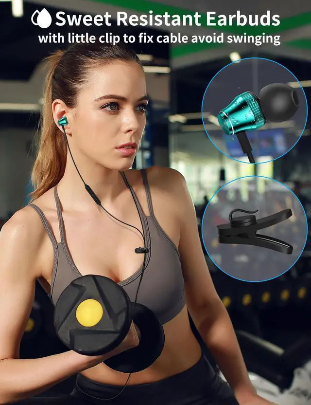 Alt view image 2 of 5 - AFGHOA Wired Earbuds with Microphone for Chromebook Laptop PC,3.5mm in Ear Headphones and 3 Pack USB-C to 3.5 mm Headphone Jack Adapter