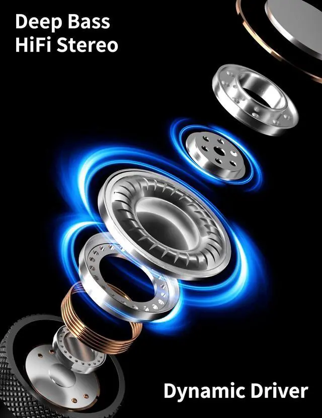 Alt view image 3 of 5 - AFGHOA 3.5mm Jack Earbuds and USB C to 3.5mm Audio Headphones Adapter