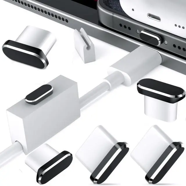 Main image of AFGHOA USB C Earbuds Wired Headphones and 5 Pack USB C Anit Dust Plugs