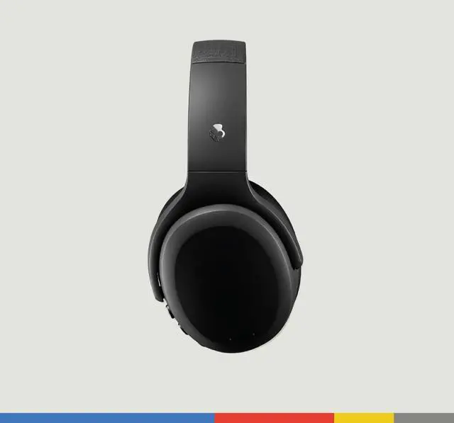 Alt view image 2 of 5 - Skullcandy Crusher ANC 2 Wireless Over-Ear Bluetooth Headphones with Multi-Sensory Bass and Charging Cable, Active Noise Cancelling, Up to 60 Hours Battery, Microphone for iPhone Android - True Black