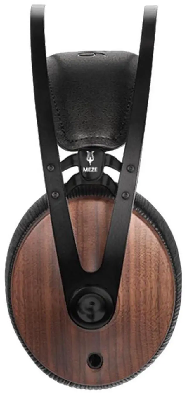 Alt view image 3 of 4 - Meze 99 Classics Wired Wooden Closed Back Over Ear Headphones with Microphone (Walnut/Black)