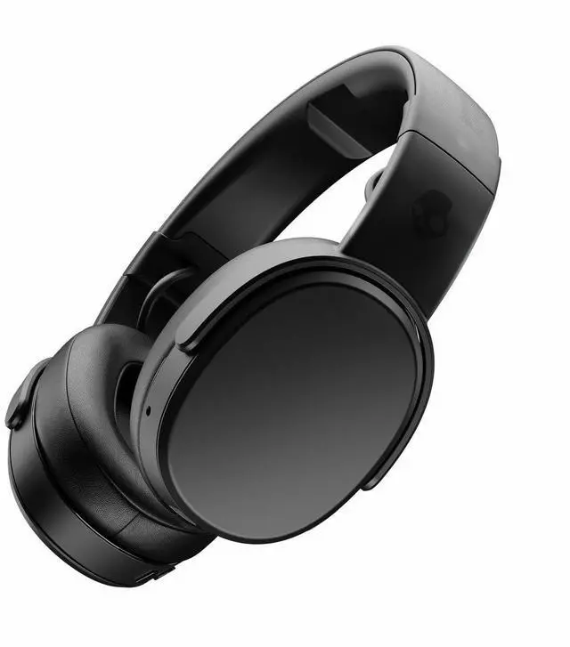 Alt view image 4 of 5 - Skullcandy Crusher Wireless Bluetooth Headphones with Multi-Sensory Bass, Noise Isolating Over-Ear Fit, Up to 40 Hours Battery, Microphone for iPhone Android with Travel Bag - Black