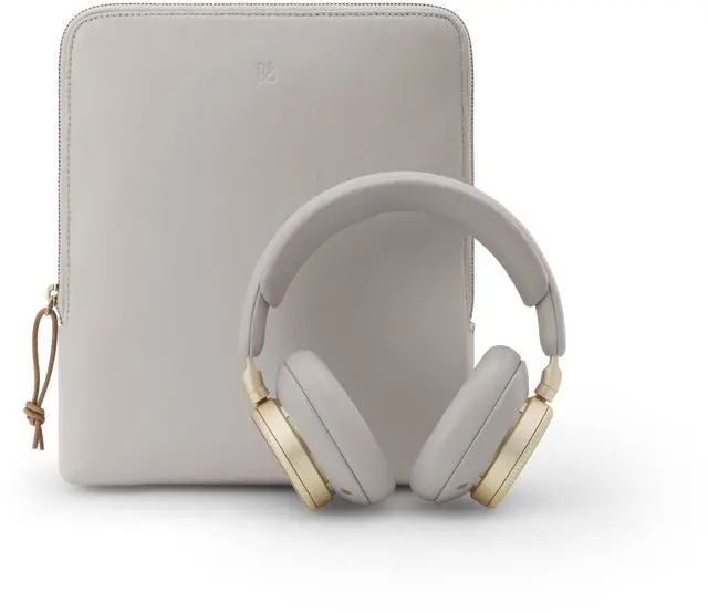 Alt view image 4 of 5 - Bang & Olufsen Beoplay H100 Premium Wireless Active Noise Cancelling Over-Ear Headphones with Protective Carrying Case,Hourglass Sand
