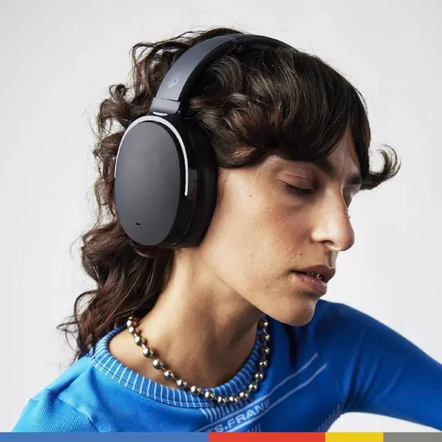 Alt view image 2 of 2 - Skullcandy Hesh ANC Noise Canceling Bluetooth Wireless Over-Ear Headphones - Black