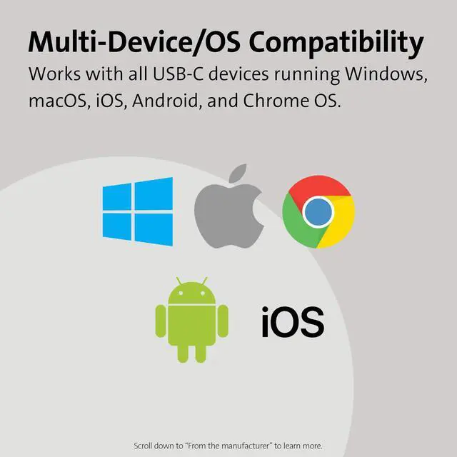 Alt view image 3 of 5 - Kensington USB-C Hi-Fi Headphones, On-ear Headphone for Kids, for School, for Adults, Padded Adjustable Headband, 6 ft Cord (K97456WW),Black