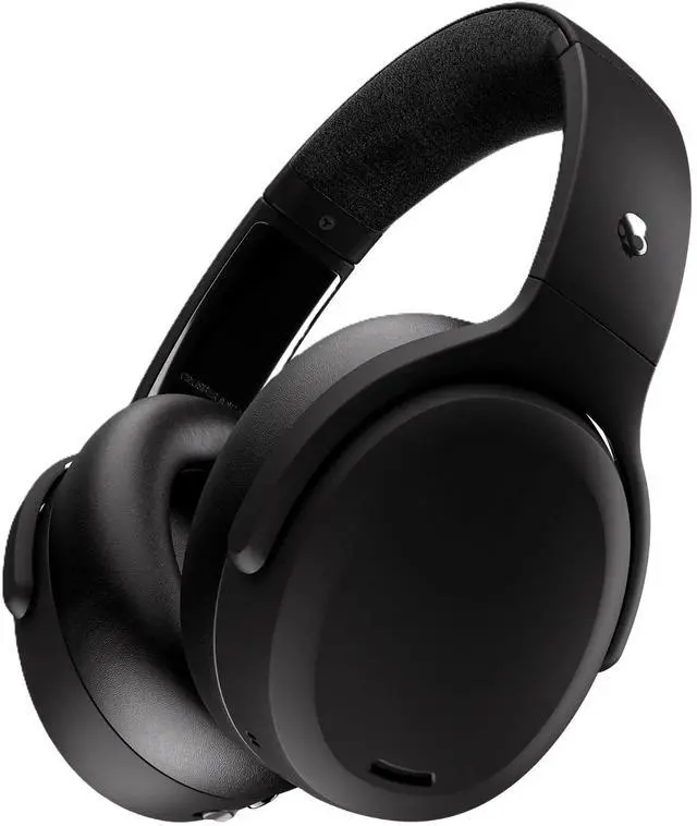 Alt view image 2 of 5 - Skullcandy Crusher ANC 2 Sensory Bass Headphones with Active Noise Canceling, Protective Carrying Case and Charging Cable Bundle - True Black