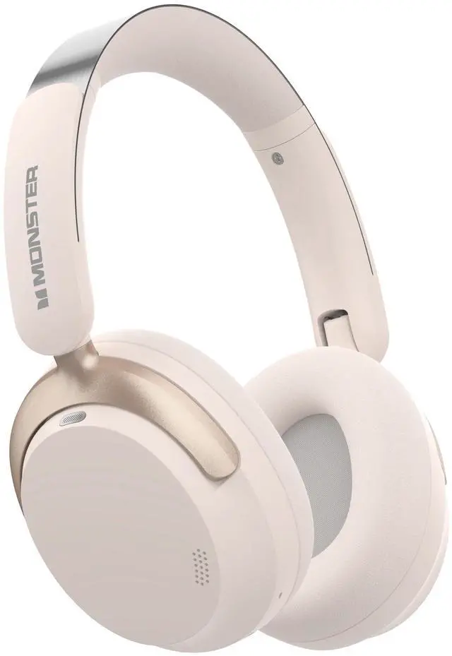 Main image of Monster Persona 3rd ANC Active Noise Canceling Headphones, Over-Ear Wireless Bluetooth Headphones with 6 Mics, 70H Playtime and 3 EQ Modes, Deep Bass, Foldable Comfort Design for Travel, White