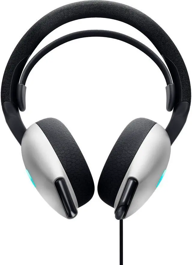 Alt view image 2 of 5 - Alienware AW520H Wired Gaming Headset - Dolby Atmos, Unidirectional, AlienFX 16.8 Million RGB Colors, Microphone Mute, Volume On-headset Controls, 40mm Hi-Res Certified - Lunar Light