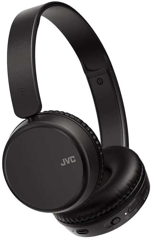 Main image of JVC Deep Bass Wireless Headphones, Bluetooth 5.2, Built-in EQ (Bass/Clear/Normal), Multi-Point Connection, Voice Assistant Compatible, 35 Hour Battery Life - HAS36WB (Black)