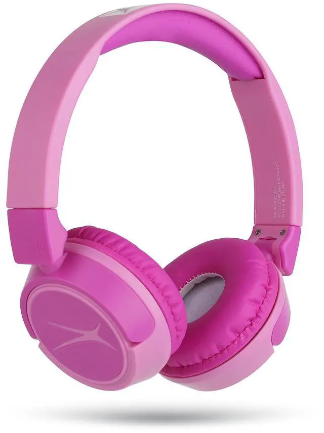 Main image of Altec Lansing Kid Safe 2-in-1 Wireless Bluetooth Headphones - Crystal Clear Sound, Safe Volume Limiting, Foldable Design - Enjoy Audio and Protect Your Child's Hearing