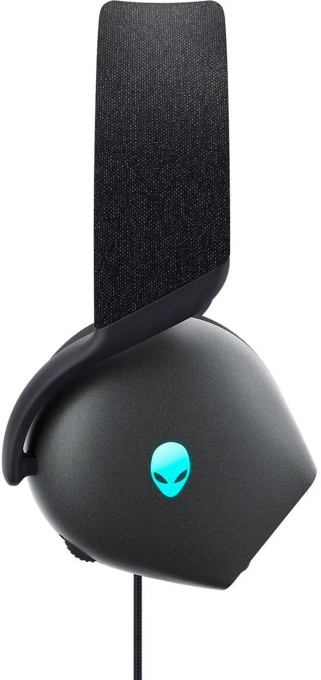 Alt view image 5 of 5 - Alienware AW520H Wired Gaming Headset - Dolby Atmos, Unidirectional, AlienFX 16.8 Million RGB Colors, Microphone Mute, Volume On-headset Controls, 40mm Hi-Res Certified - Dark Side of the Moon