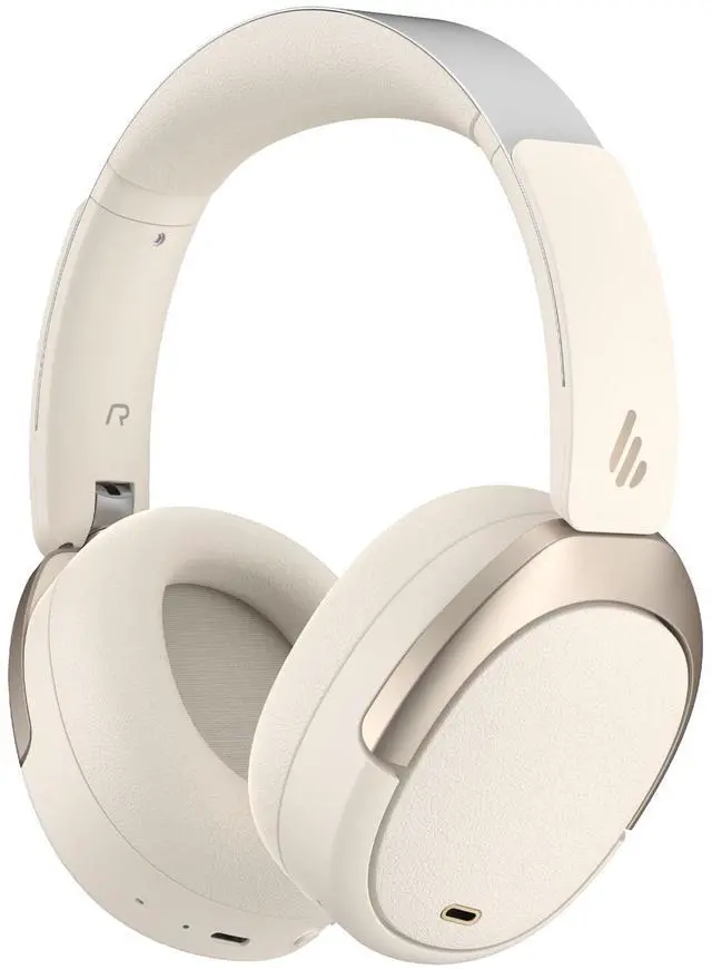 Main image of Edifier W80 Over Ear Headphones with -49dB Active Noise Cancelling, LDAC AAC Hi-Res Wired & Wireless, AI Clear Call, Fast Charging, Multipoint Connection, Bluetooth V5.4 - Ivory