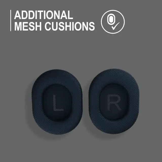 Alt view image 4 of 5 - Soul Emotion Max - Over-Ear Active Noise Cancelling Headphones with Crystal Clear Calls Multipoint Connection,60H Playtime,USB-C Quick Charging, Hi-Res Audio, Deep Bass, for Travel,Sport, Gym (Blue)