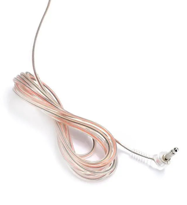 Alt view image 3 of 5 - Koss CL/80 Over-Ear Headphones, Clear Transparent Design, Full Size, Retro Style, 3.5mm Plug