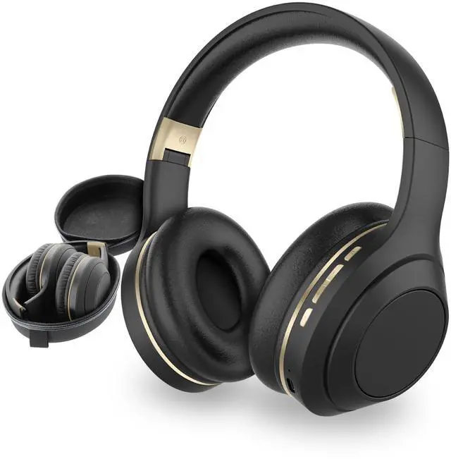 Main image of SENTRY OSH Over Ear Bluetooth Wireless Headphones, Active Noise Canceling -20dB Reduction, 22 Hour Battery Life, Control Buttons, Built in Microphone, USB C Charging and Carrying Case Included