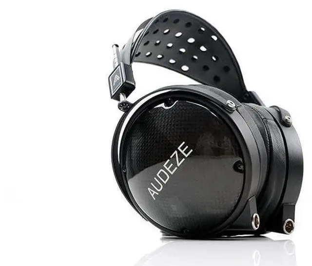 Alt view image 4 of 5 - Audeze LCD-XC Over Ear Closed Back Headphone, Carbon Weave earcups with Suspension Headband, Creator Edition with Economy Carry case - New 2021 Version