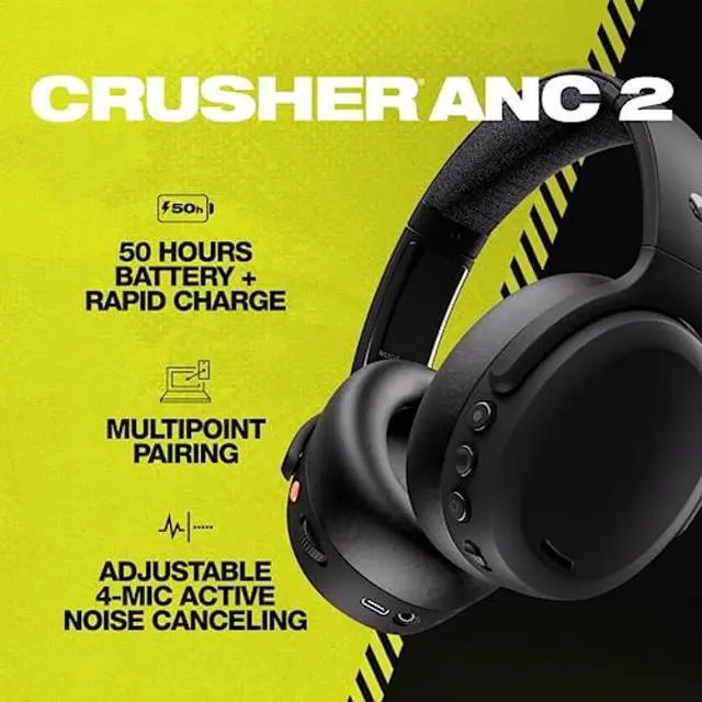 Alt view image 2 of 5 - Skullcandy Crusher ANC XT 2 - True Black